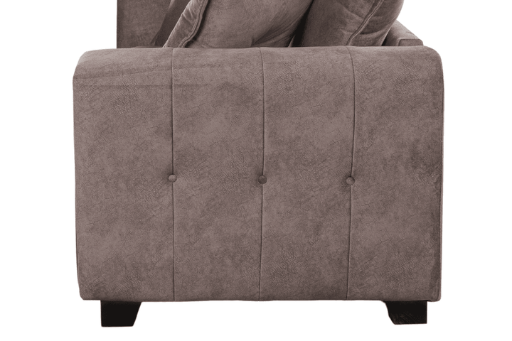 Somerford 3 Seater Chocolate Fabric Sofa