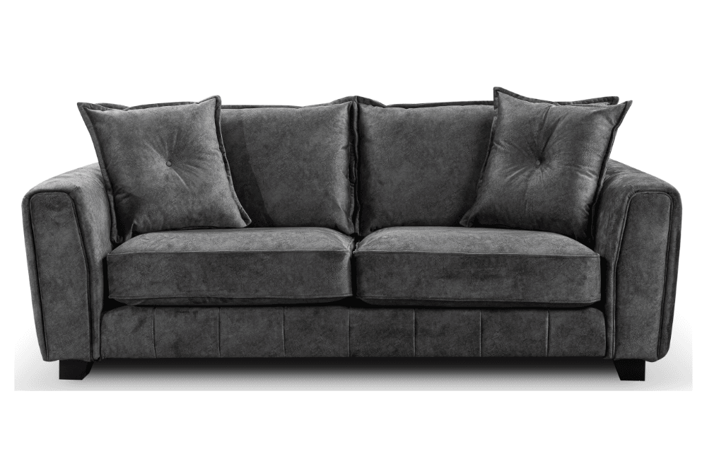 Somerford Grey Fabric 3 Seater Sofa