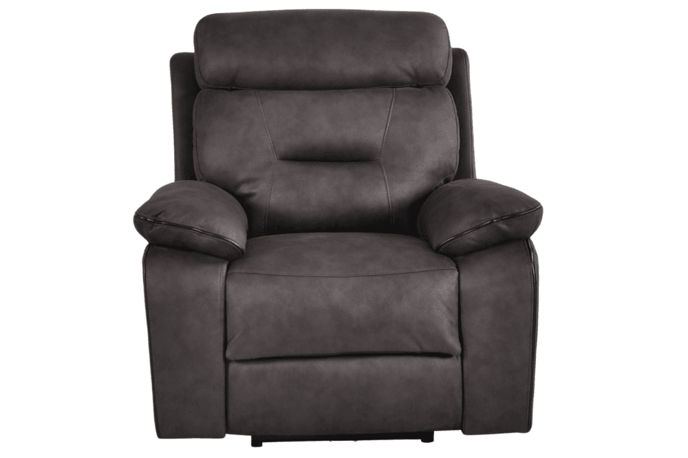 Foster Dark Grey Fabric Electric Recliner Armchair