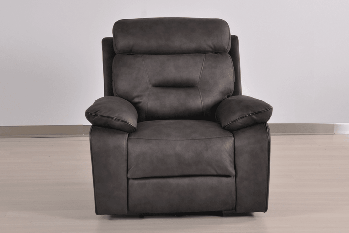 Foster Dark Grey Fabric Electric Recliner Armchair