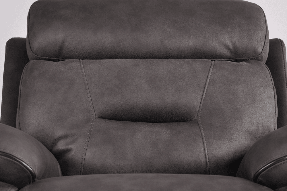 Foster Dark Grey Fabric Electric Recliner Armchair