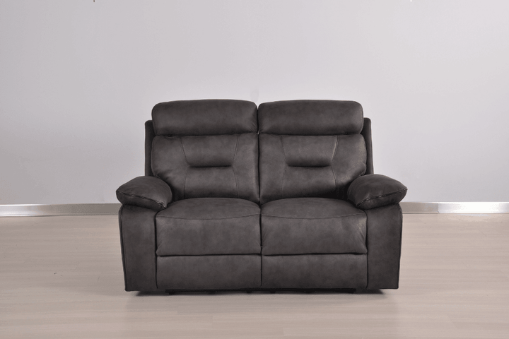 Foster Dark Grey Fabric Electric Recliner 2 Seater Sofa