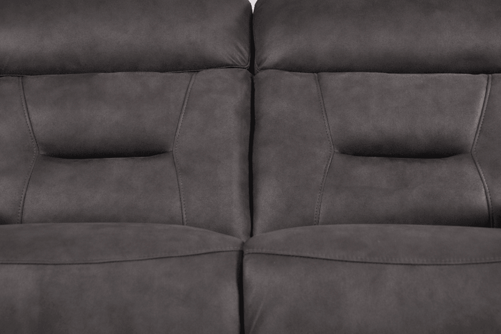 Foster Dark Grey Fabric Electric Recliner 2 Seater Sofa