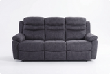 Bristol Grey Fabric Manual Recliner 3