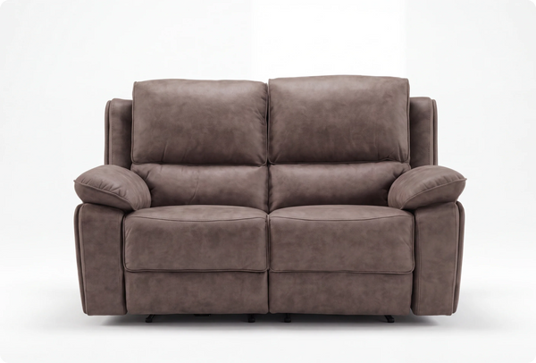 Chelsea Brown Suede Fabric Electric Recliner
