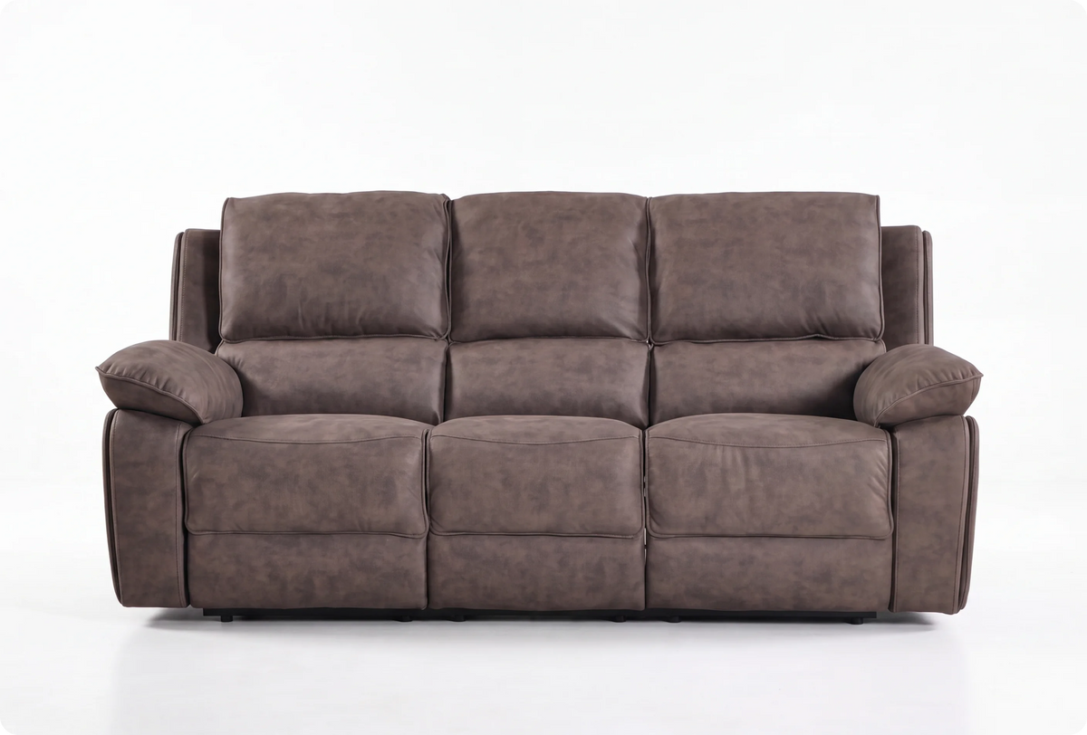 Chelsea Brown Suede Fabric Electric