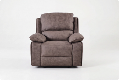 Chelsea Brown Suede Fabric Electric Recliner Armchair