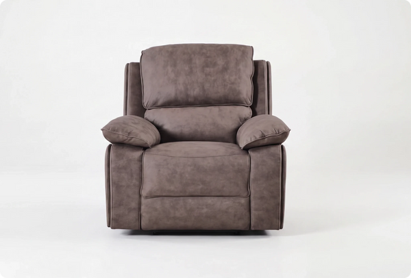 Chelsea Brown Suede Fabric Electric