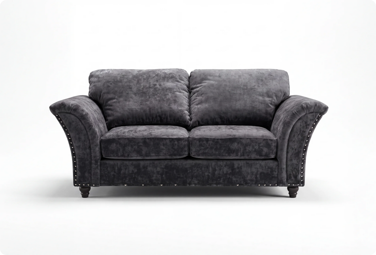 Cotswold Grey Fabric 2 Seater Sofa