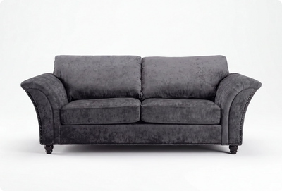 Cotswold Grey Fabric 3 Seater Sofa