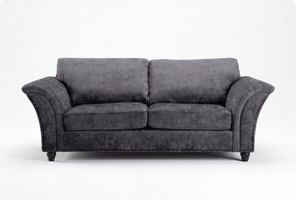Cotswold Grey Fabric 3 Seater Sofa