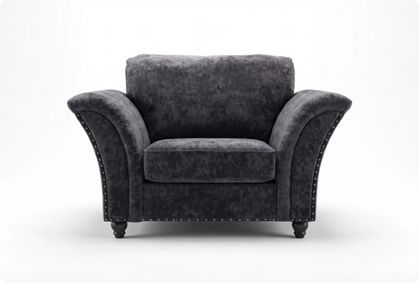 Cotswold Grey Fabric Armchair
