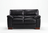 Dalmore Genuine Leather Black 2 Seater