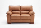Dalmore Genuine Leather Caramel 2 Seater