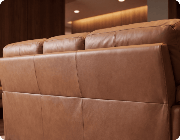 Dalmore Genuine Caramel 3 Seater 