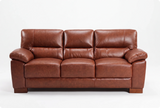 Dalmore Genuine Leather Tan 3 Seater