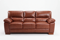 Dalmore Genuine Leather Tan 3 Seater