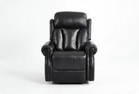 Derby-black-leather-mobility-chair