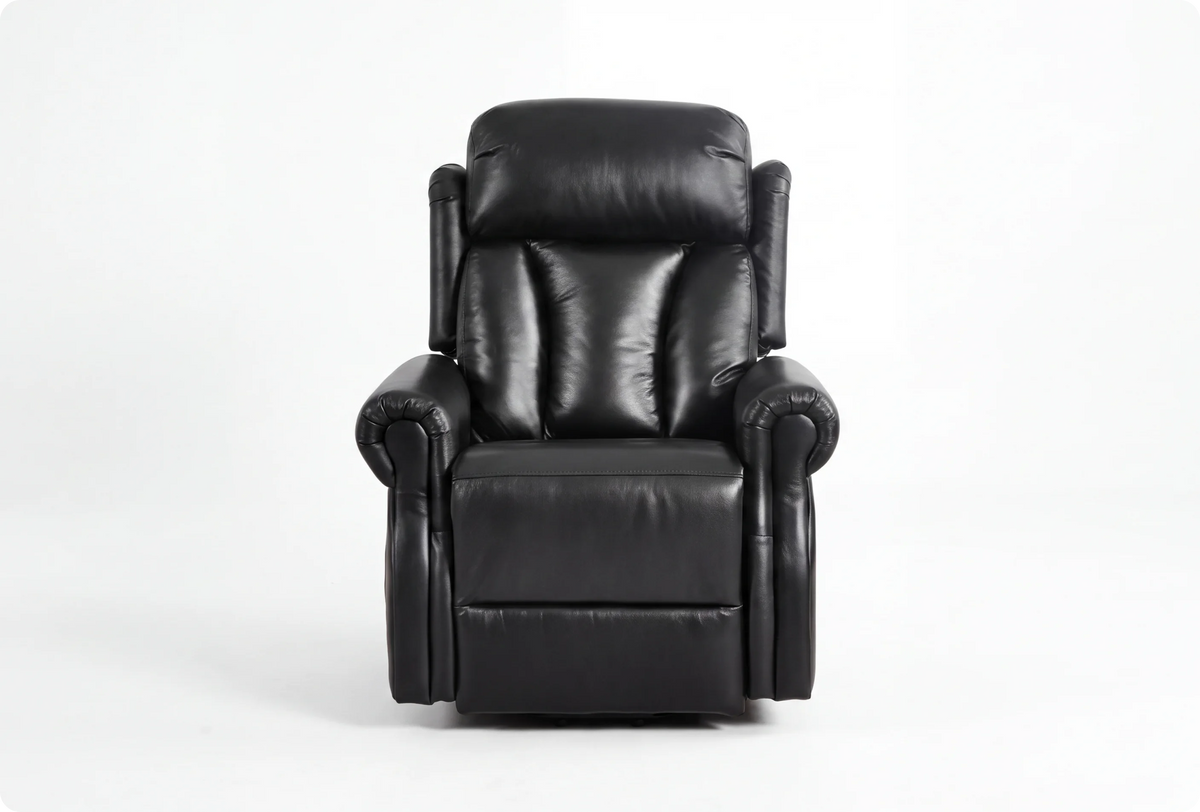 Derby-black-leather-mobility-chair