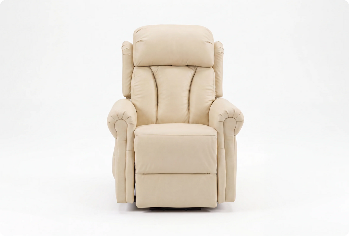 Derby-cream-leather-mobility-chair