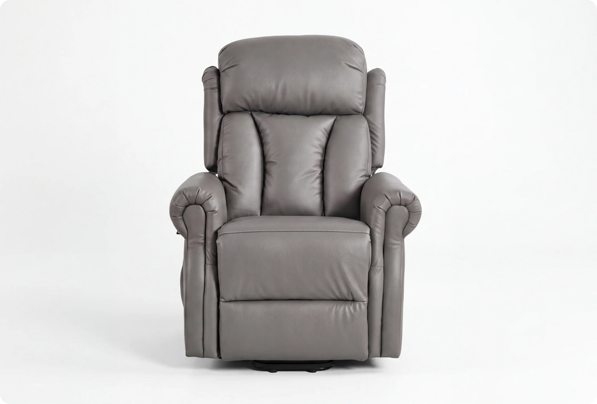 Derby-grey-leather-mobility-chair