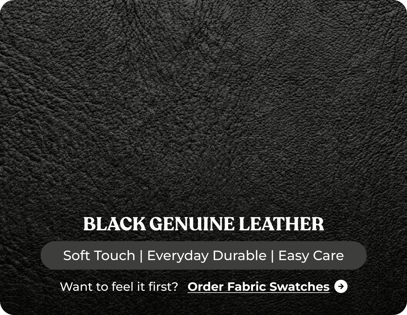 Dalmore Genuine Leather Black Armchair