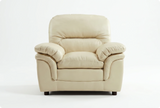 Florence Cream Leather Armchair