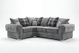 Florence Scatter Grey Fabric Left Corner