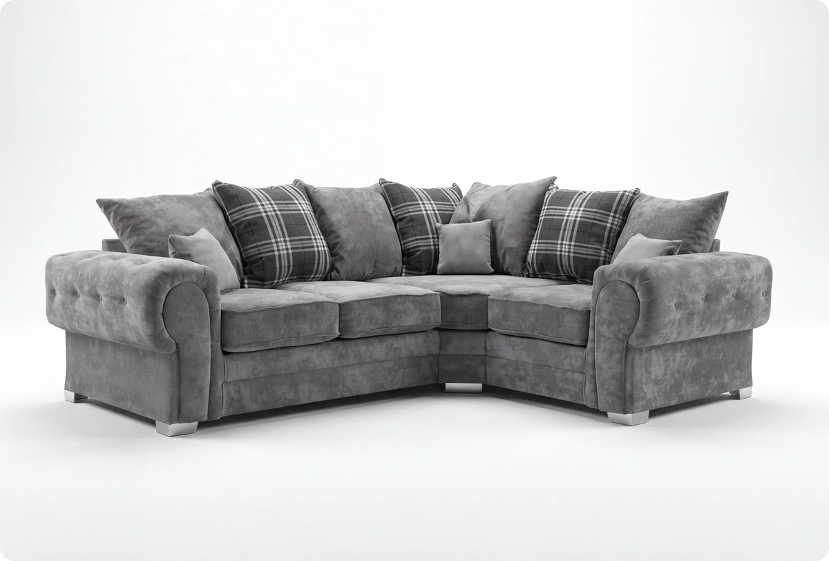 Florence Scatter Grey Fabric