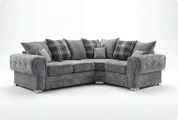 Florence Scatter Grey Fabric