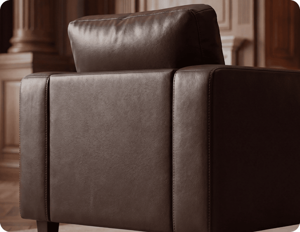 Nova Brown Leather Armchair