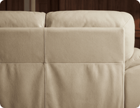 Florence Cream Leather 2 Seater Sofa