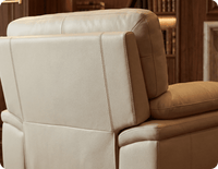 Florence Cream Leather Armchair