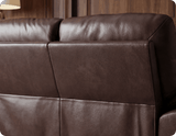 Florence Brown Leather 2 Seater Sofa