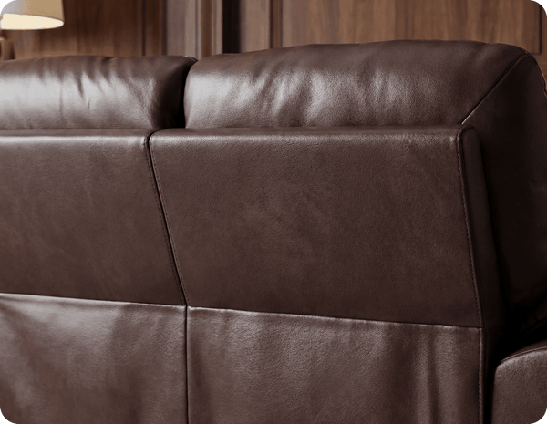 Florence Brown Leather 2 Seater Sofa