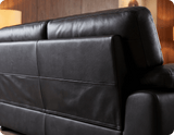 Brighton Black Leather 3 Seater Sofa Sofa