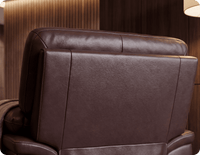 Florence Brown  Leather Armchair