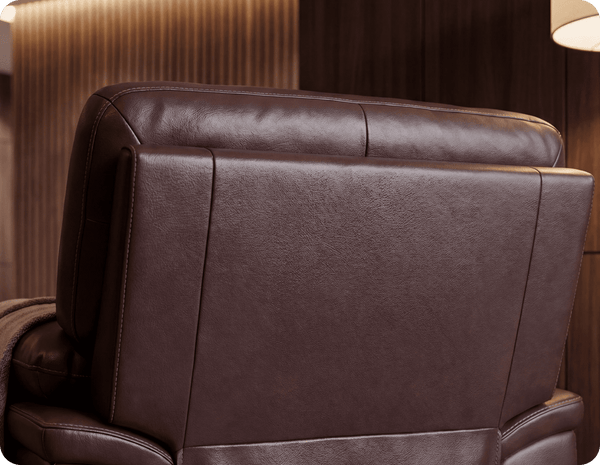 Florence Brown  Leather Armchair