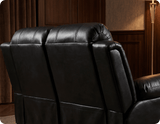York Black Leather Electric Recliner 2 Seater Sofa