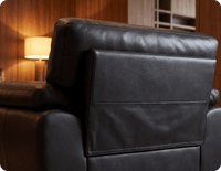 Brighton Black  Leather Armchair