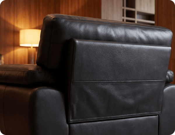 Brighton Black  Leather Armchair