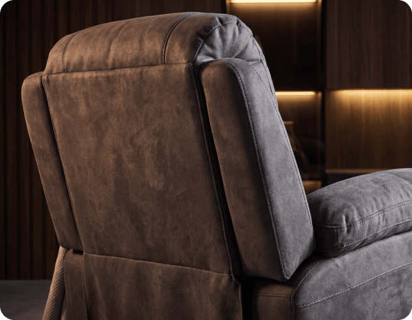 Serano Grey Fabric Electric Armchair
