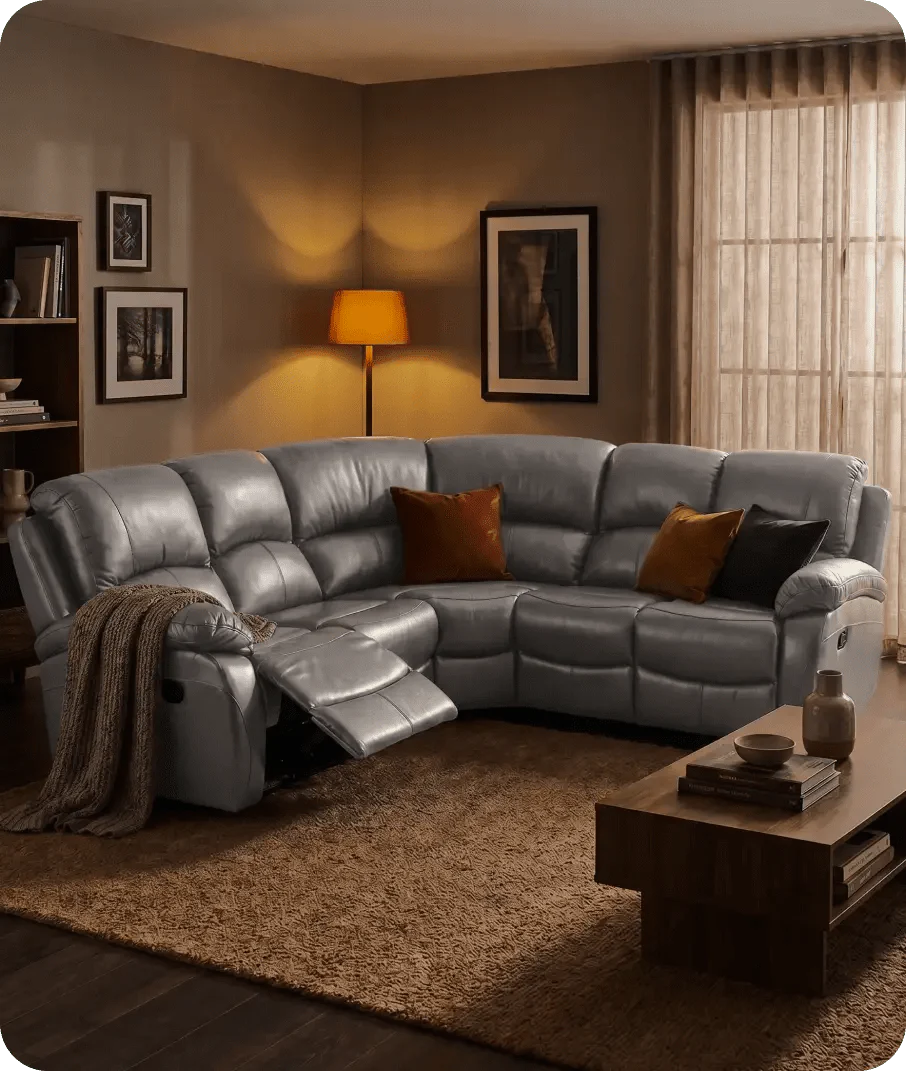 serano-grey-leather-manual-recliner-corner-sofa-in-a-uk-living-room