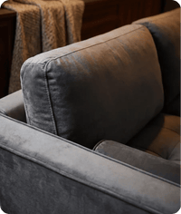 Scott Grey Velvet Corner Sofa LHC