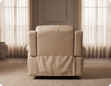 Martini Cream Leather Power Recliner Armchair