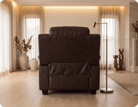 Veloura Brown Leather Armchair