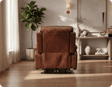 Milano Tan Power Recliner Armchair