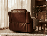 Martini Tan Leather Electric Recliner Armchair