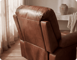 Milano Tan Power Recliner Armchair