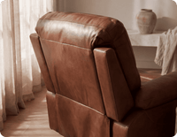 Milano Tan Power Recliner Armchair